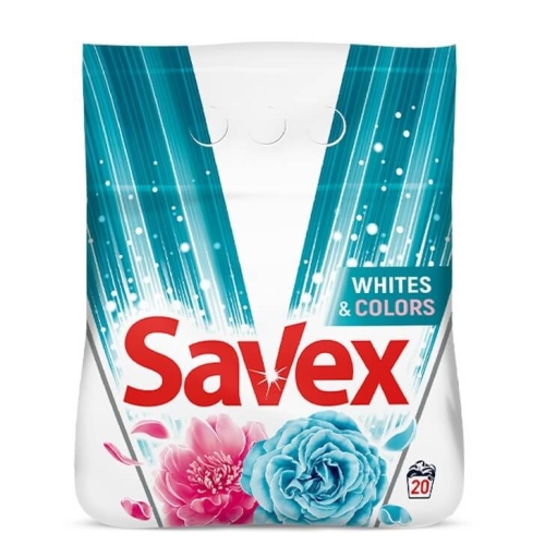 Savex Detergent pudra Whites&Colors, 20 spalari, 2 Kgpe grupdzc.ro✅. Descopera gama copleta de produse la oferte speciale✅!