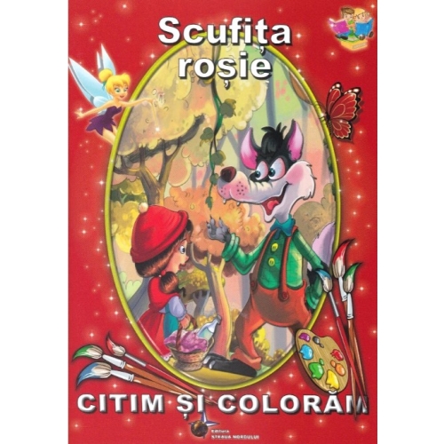Scufita Rosie Citim si coloram
