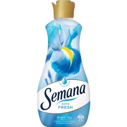 Balsam de rufe extra fresh Bright Sky, 1.5 L, 75 spalari, Semana