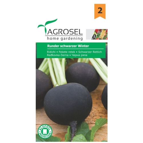 Seminte Ridichi Runder Schwarzer Winter, 4 g, Agrosel