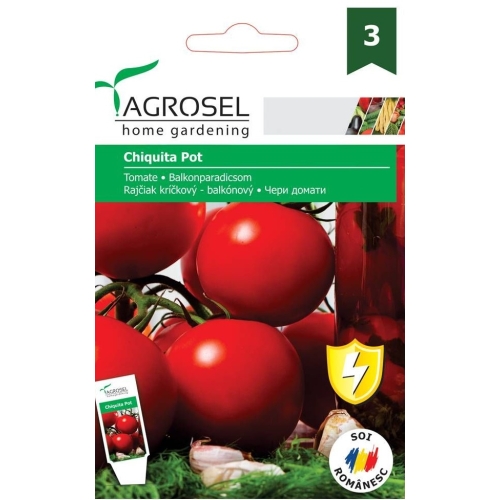 Seminte Tomate Chiquita Pot, 0.5 g, Agrosel