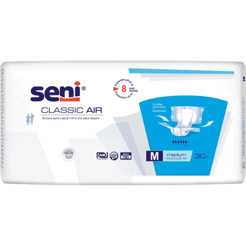 Scutece adulti Medium, 30 buc - Seni Classic Air