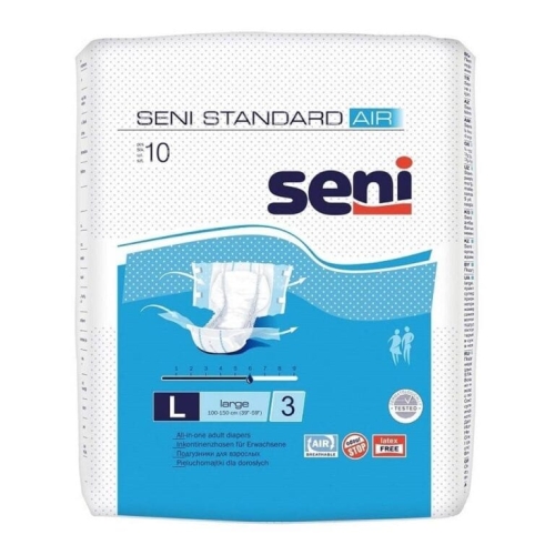Scutece adulti Classic Air, Extra Large, 10 bucati, Seni