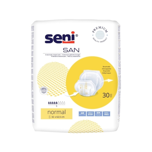 Absorbante pentru incontinenta San Normal, 30 bucati, Seni