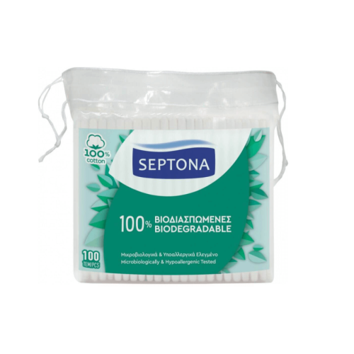 Septona Betisoare de urechi biodegradabile, 200 buc