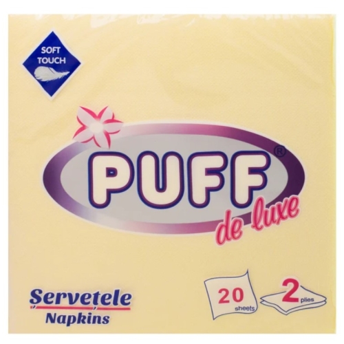 Servetele de masa crem 38x38 cm 20 buc, Puff de luxe