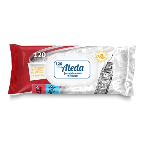 Servetele umede London, 120 buc Aleda