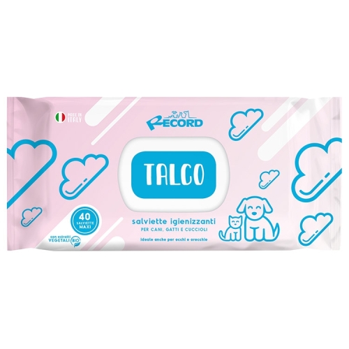 Servetele-umede-antibacteriene-cu-Talc-pentru-caini-si-pisici-40-buc,-Record