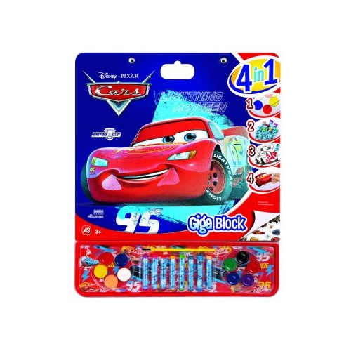 Set Cars pentru desen Giga Block 4 in 1, As games