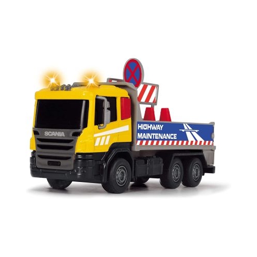 Masinuta utilitara Scania City Team-galbena, Dickie