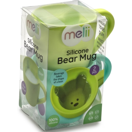 Set 2 cani copii design interior urs albastru si verde Melii