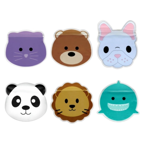 Set 6 buc. pungi sandwich model animal reutilizabile Melii