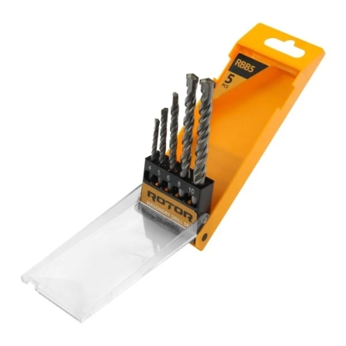 Set burghie pentru beton, 5 piese ROTOR RBB5