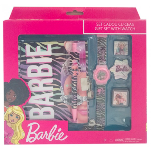 Set cadou cu ceas Barbie