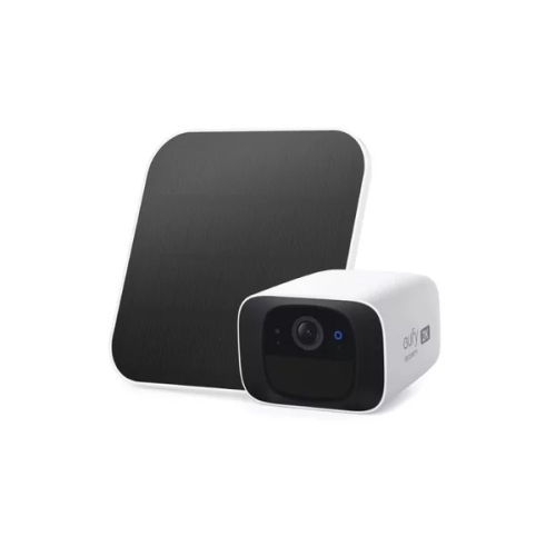 Set Camera supraveghere eufy SoloCam S210 si Panou Solar, Wireless, Rezolutie 2K, 2.4 GHz Wi-Fi, IP67, Alb