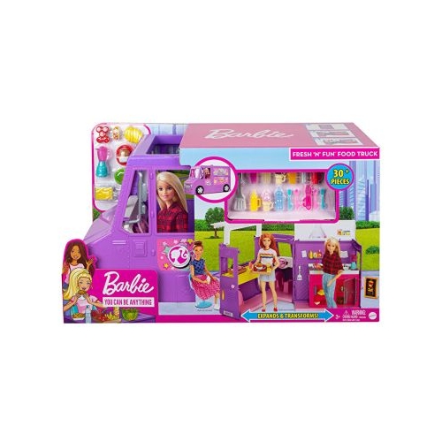 Set de joaca Rulota cu mancare, Barbie