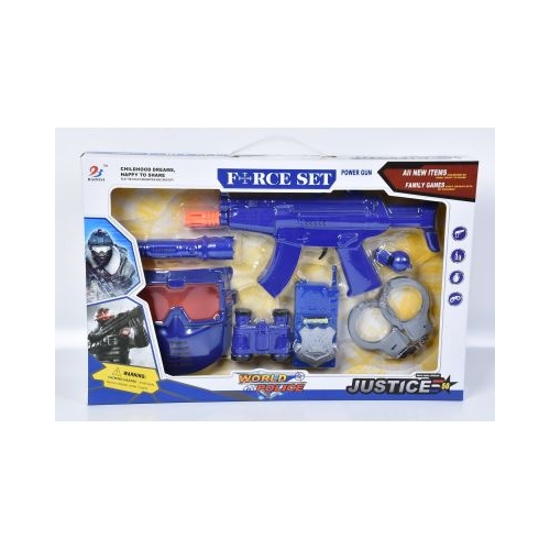 Set Micul Politist Power Gun cu Accesorii