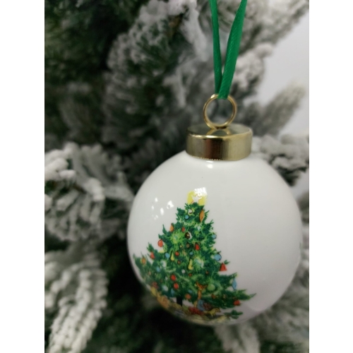 Set 2 globuri din ceramica fina 6 cm, Prosper