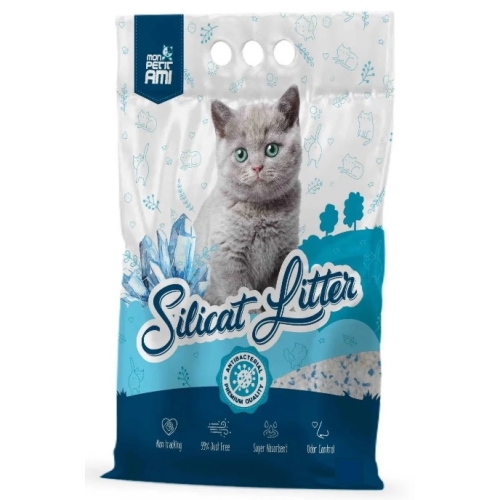 Asternut-igienic-pentru-pisici,-Silicat-Classic,-3.8-L,-Mon-Petit-Ami