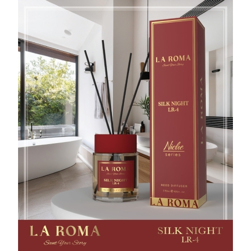 Odorizant de camera Silk Night LR - 4, 120 ml, La Roma Niche