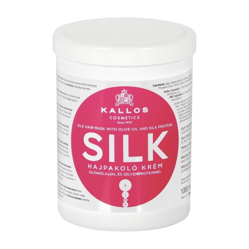 Kallos Masca de par Silk, 1000 ml. Produs pentru ingrijirea, spalarea si intretinerea parului