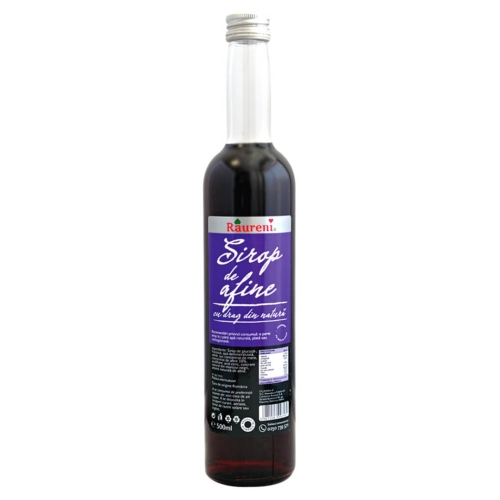 Sirop de afine, 500ml, Raureni