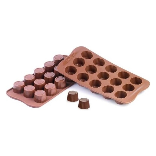 Forma pentru 15 bomboane ciocolata, silicon, capacitate 10 ml, capacitate totala 150ml