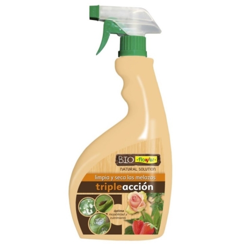 Solutie naturala tripla actiune plante ornamentale, 750ml, Bio Flower