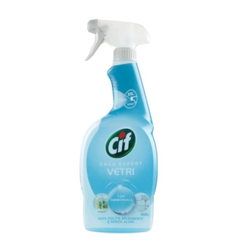 Solutie curatat geamuri cu amoniac Casa Expert Vetri, 650 ml, Cif. Solutie pentru curatat suprafete