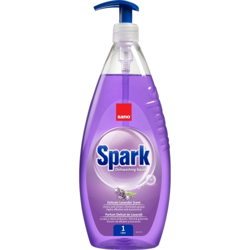 Sano Spark Detergent vase cu pompita Lavanda, 1Lpe grupdzc.ro✅. Descopera gama copleta de produse la oferte speciale✅!