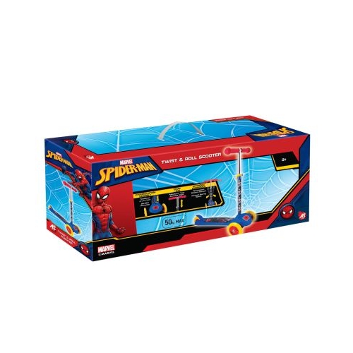 Trotineta twist and roll Spiderman
