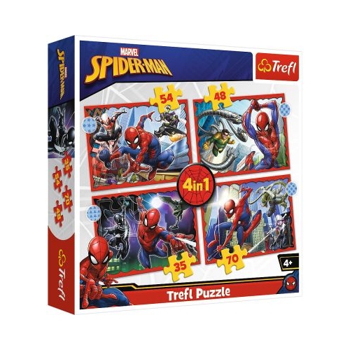 Puzzle 4in1 eroul Spiderman