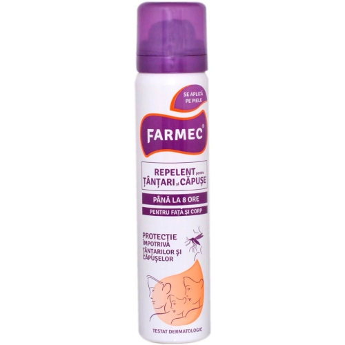 Repelent pentru tantari si capuse, 150 ml, Farmec