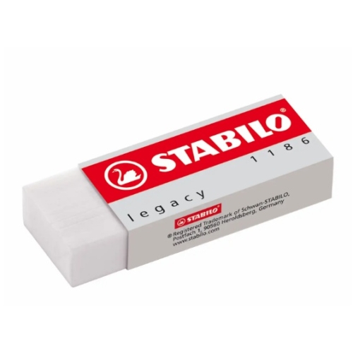 Radiera Stabilo Legacy 1186, 62 x 22 x 11 mm