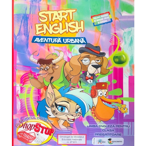 Start English. Aventura urbana, limba engleza pentru clasa pregatitoare - Bogdan Enescu, EDU, Auxiliare Clasa Pregatitoare, Limba moderna, Limba Engleza