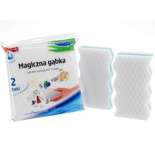 Stella Burete pentru indepartarea petelor de pe suprafete, 2 buc Bureti de vase si lavete Stella grupdzc