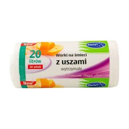 Stella Saci menajeri albi, 20 litri, 30 buc