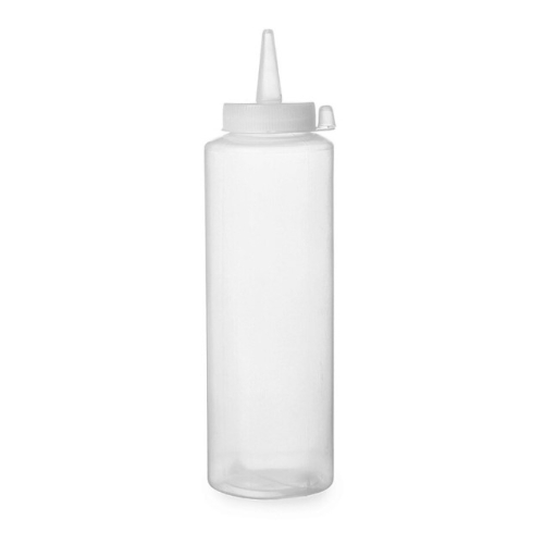 Sticla dispenser 350 ml, 55x205 mm, polietilena transparenta, Hendi