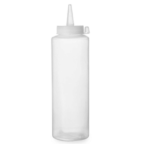 Sticla dispenser 700 ml, 70x240 mm, polietilena transparenta, Hendi