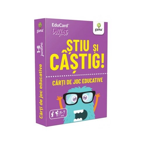 Stiu si castig!. EduCard initiat. Carti de joc educative
