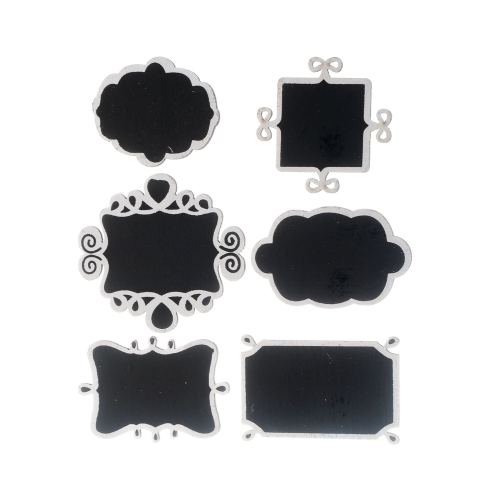 Set tablite autoadezive de scris mesaje, culoare negru