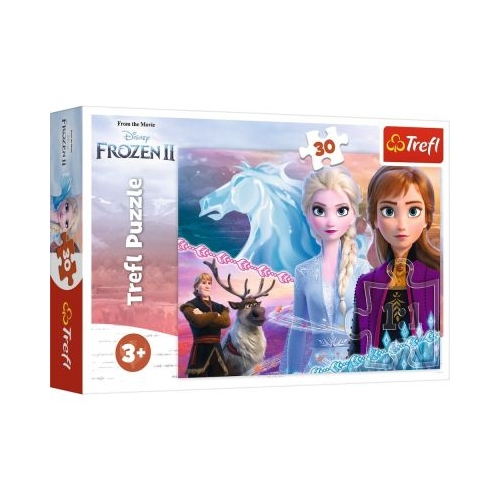 Puzzle Frozen curajoasele surori 30 de piese, Trefl