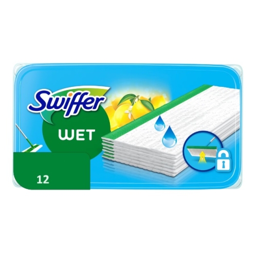 Rezerve umede mop 12 buc, lemon, Swiffer
