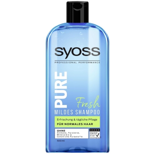Sampon Mildes Pure Fresh, 500 ml, Syoss