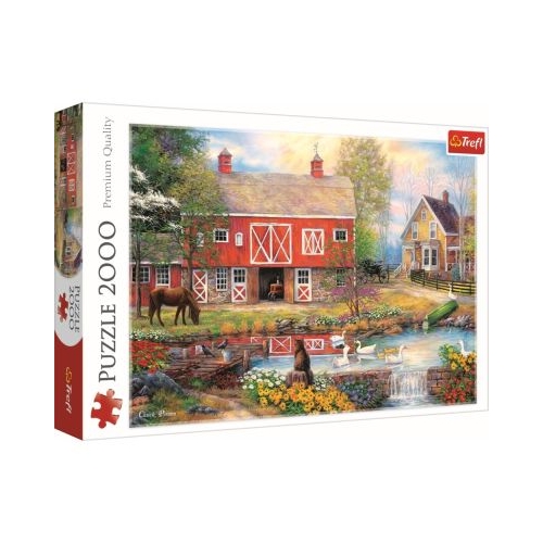 Puzzle viata la tara 2000 de piese, Trefl