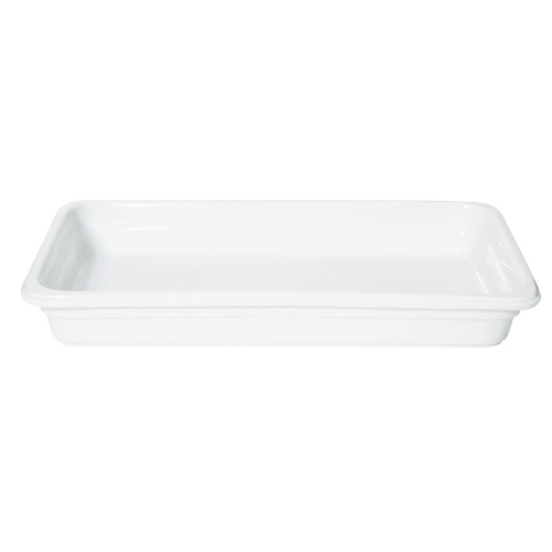 Tava Gastronorm GN 1/1, H=65 mm - portelan termo-rezistent - Hendi