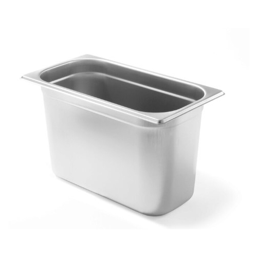 Tava Gastronorm GN 1/3 100 mm 4 lt , inox, gama Hendi Budget Line
