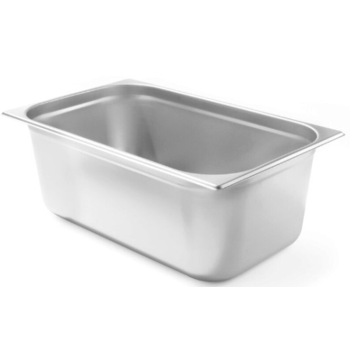 Tava Hendi Gastronorm GN 1/1 100 mm 14 litri, gama Budget Line, otel inoxidabil
