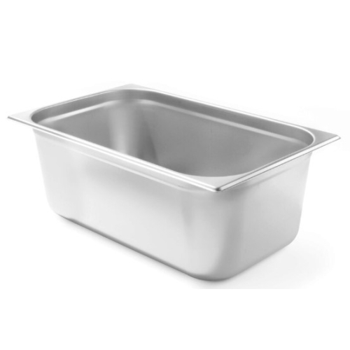 Tava Hendi Gastronorm GN 1/1 20 mm 2.5 lt , gama Budget Line, otel inoxidabil, rezistent la temperaturaĂ‚.-40 gr. Celsius/ 300 gr. Celsius