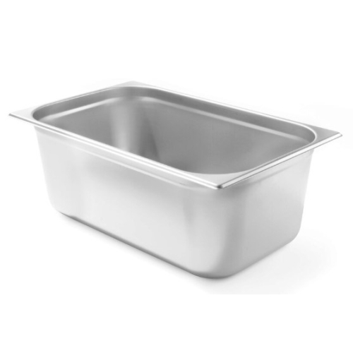 Tava Hendi Gastronorm GN 1/1 65 mm 9 lt , gama Budget Line, otel inoxidabil